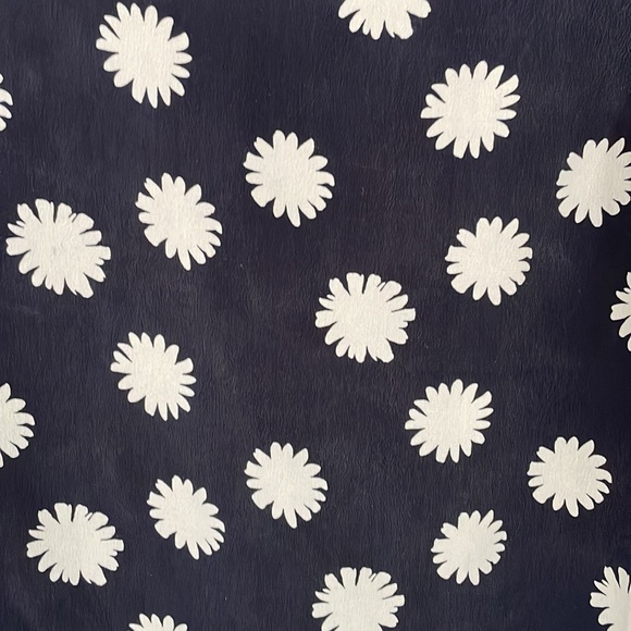 Equipment Spotted Daisy Owen Silk Dress - Navy - Picture 3 of 6